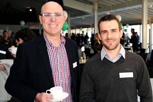 GYP Networking Breakfast with Jem Fuller. Brenden Calagari and Aaron Hamill. Picture: Mike Dugdale